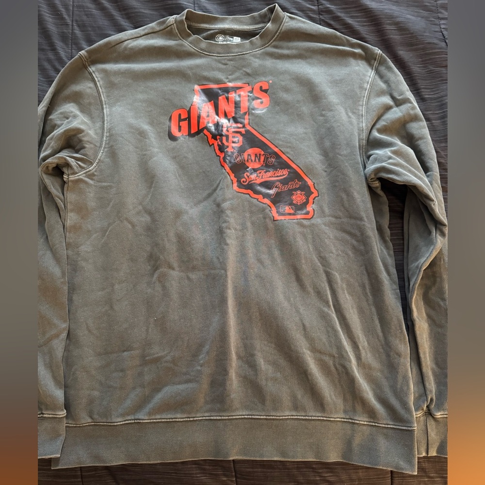 New Era Gray Giants Sweater